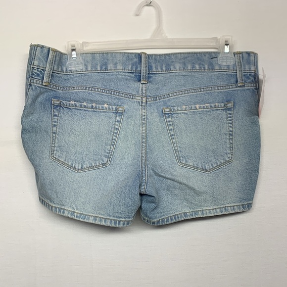 Isabelle Maternity Jean MIDI Shorts - Picture 8 of 8